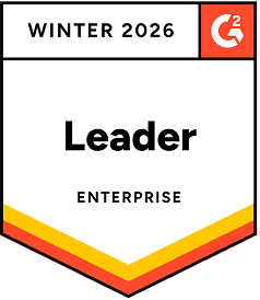 G2 Leader Enterprise badge for Winter 2026