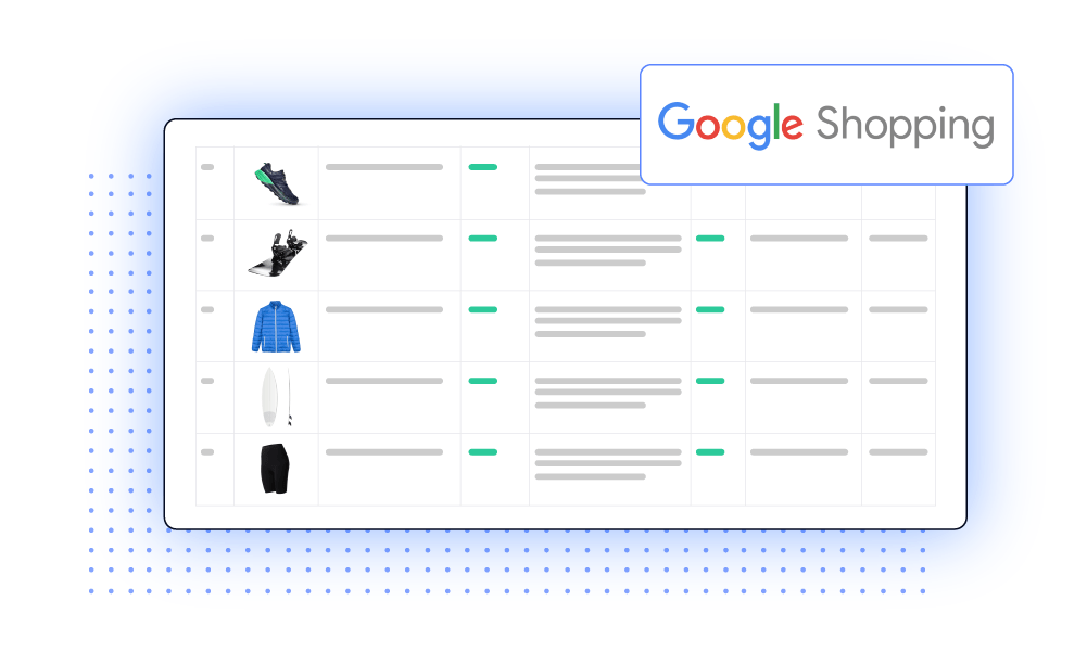 Build Feedo Sports' Google Shopping feed