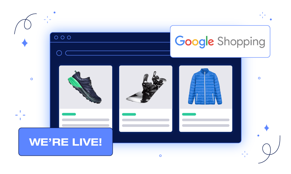 Push Feedo Sports' optimized Google Shopping feed live