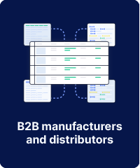 B2B, manufacturers and distributors
