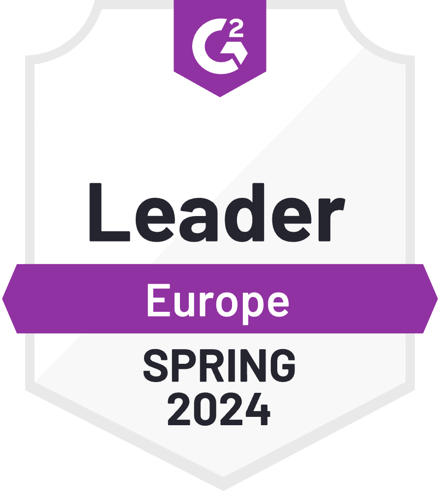 G2 Leader - Europe: Spring 2024