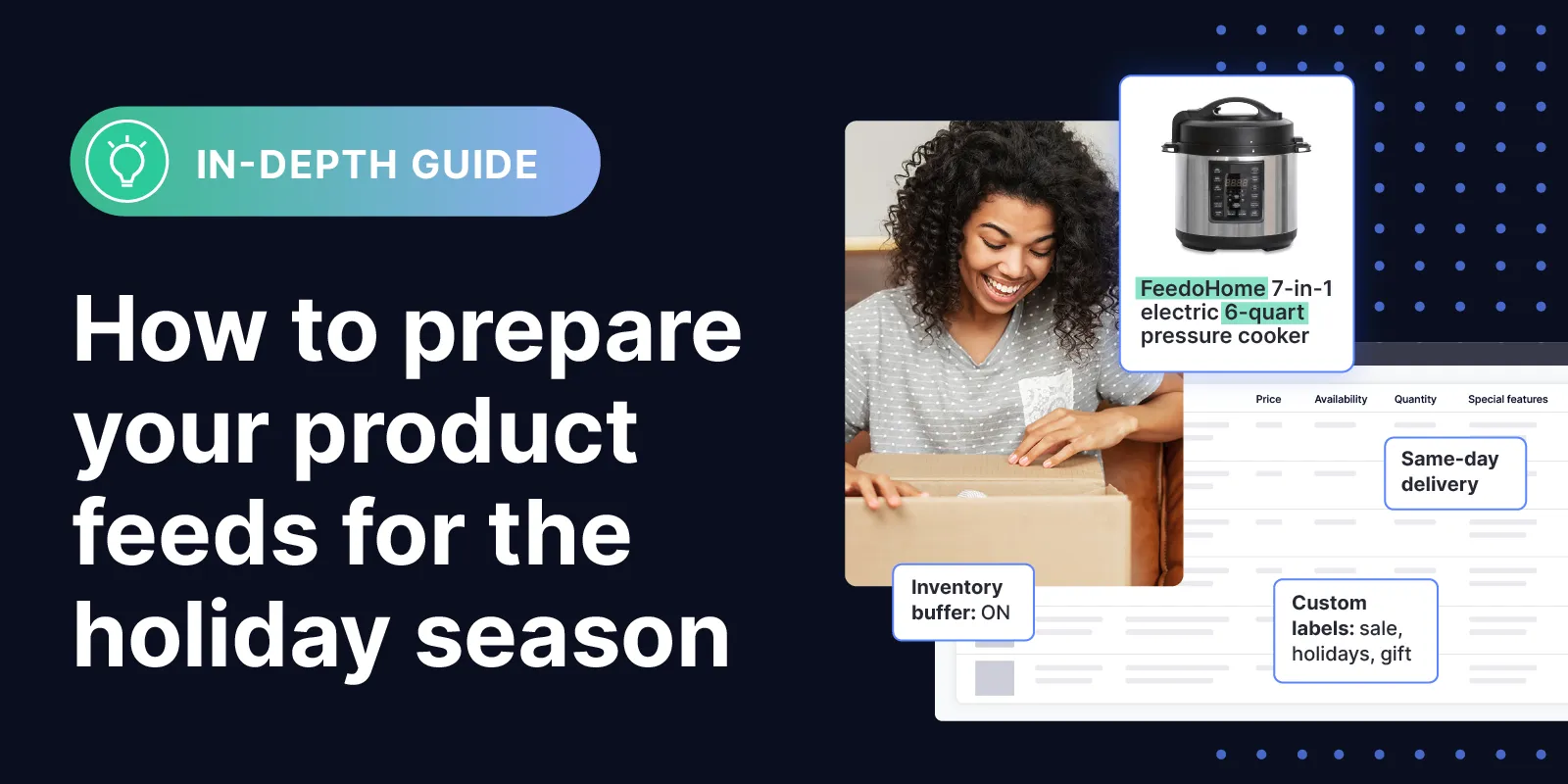 How to prepare your product feeds for the holiday season