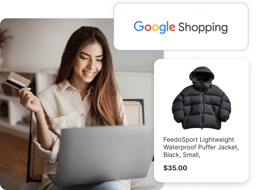 Send high-quality data to your Google Shopping product feeds