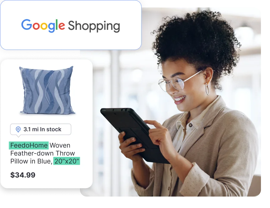 Integrate and optimize your product feeds for Google local inventory ads