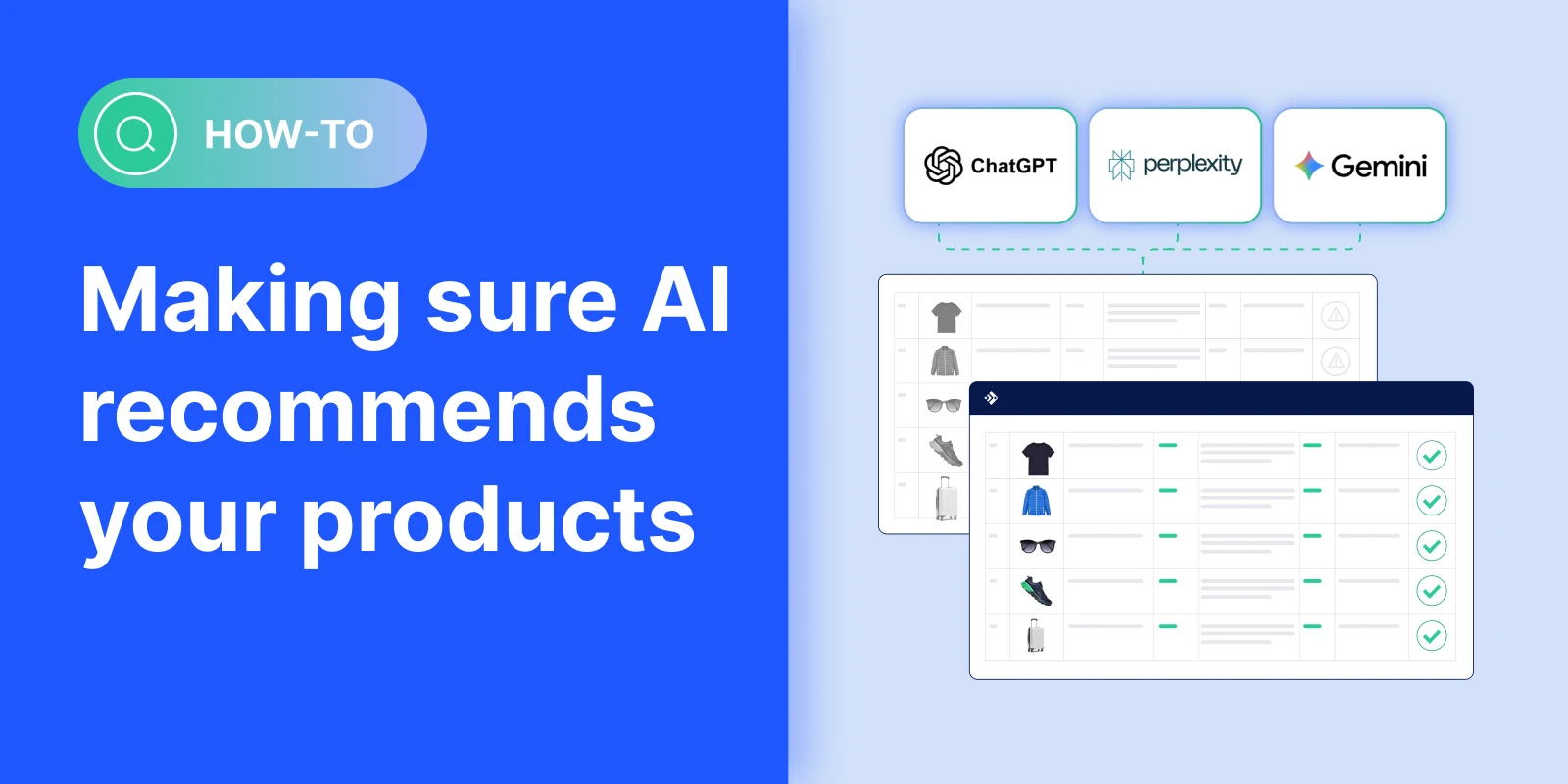 Making sure AI recommends your products